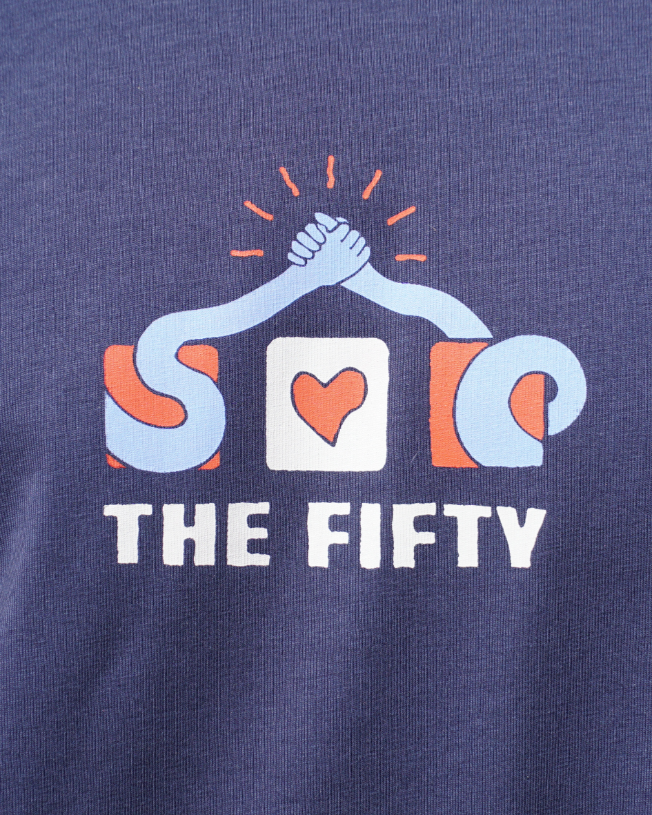 The Fifty Tee - Female Blue - Image 2
