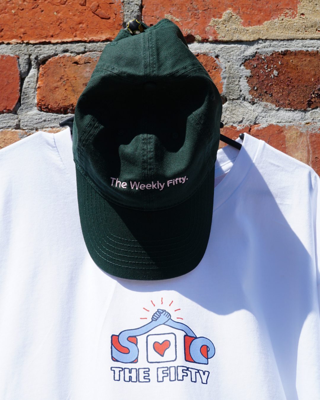 White Shirt and Hat combo